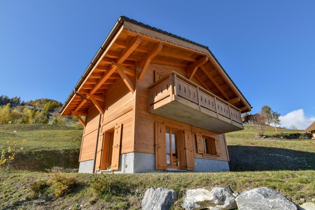 Chalet Le Cerf - Newly Build - Wow Views! Villa La Tzoumaz Exteriör bild