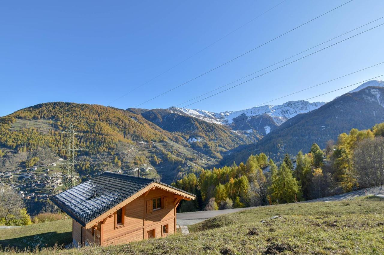 Chalet Le Cerf - Newly Build - Wow Views! Villa La Tzoumaz Exteriör bild